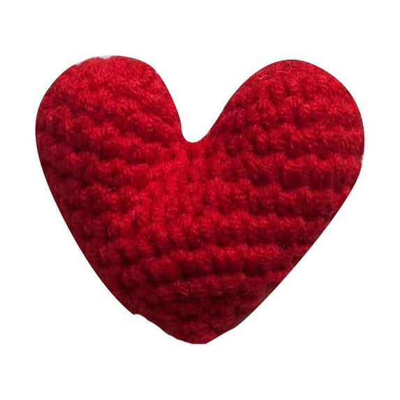 Crocheted Heart Shaped Pocket Love A Of Love And Warmth. Festive Atmosphere Gift Suitable For Couples And Friends. Goodbye Gift