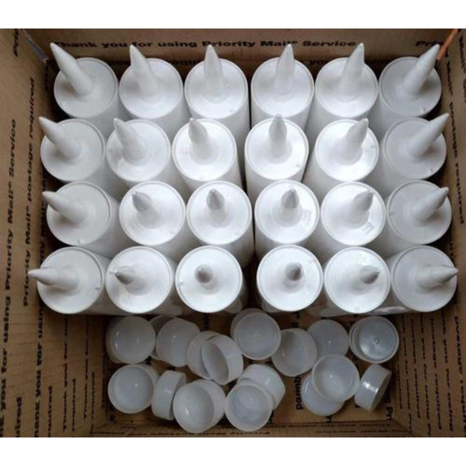 Empty Caulk Tube FILLABLE CAULKING Cartridge 24 Pack