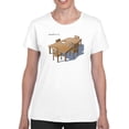 thumbnail image 1 of Empty Chairs T-Shirt Women -Arcadio Esquivel Designs, Female Small, 1 of 4