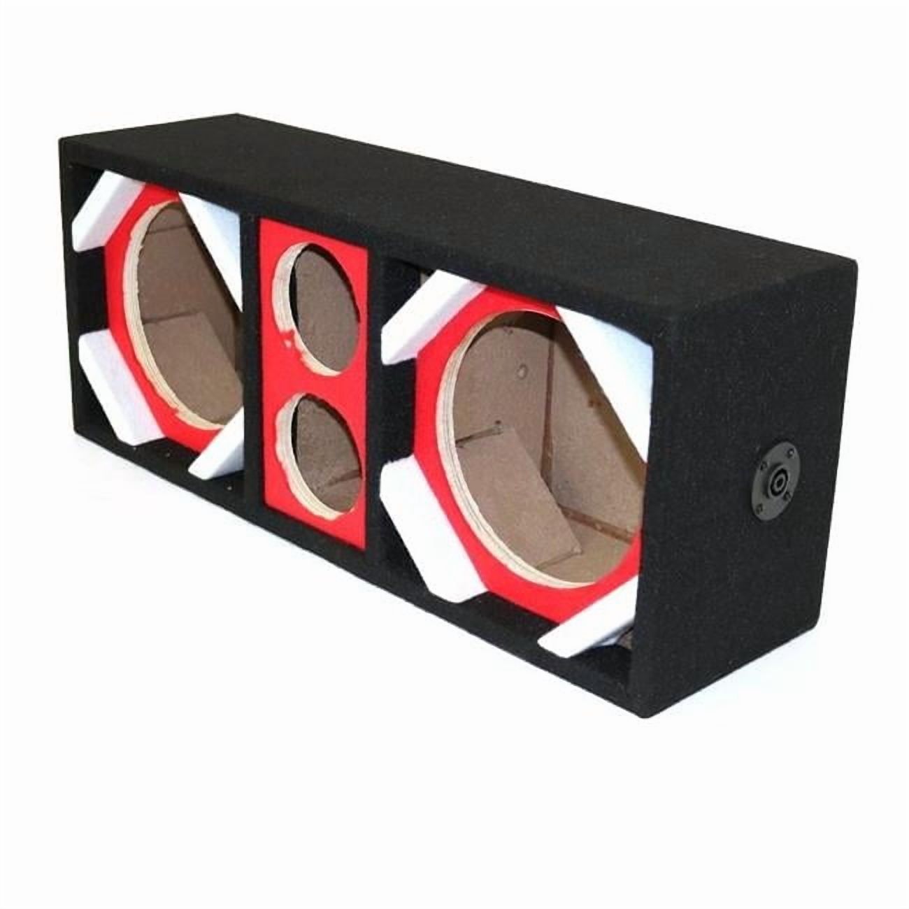 Empty Chuchera Speaker Enclosure for Two 8 in. Woofers Plus Two