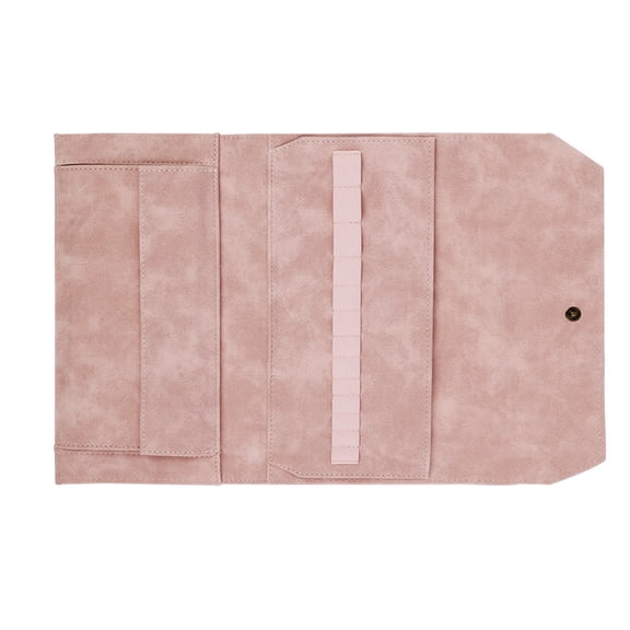 Empty Circular Knitting Needle Case with Multiple Elastic Slot Empty Crochet Hook Storage Bag Knitting Tool Organiser