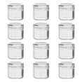 thumbnail image 1 of Empty Clear Plastic Bead Storage Container jar with Rounded Screw-Top Lids, 1 of 5