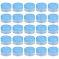 thumbnail image 1 of Empty Cream Container 25pcs Plastic Compact Round Small Cosmetic Jar for Travel, 1 of 8