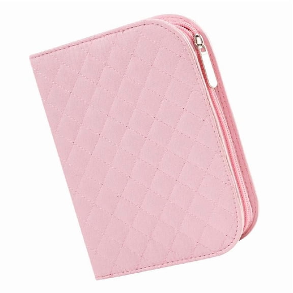 Empty Crochet Hook Case with Multiple Elastic Slot for Crochet Supplies