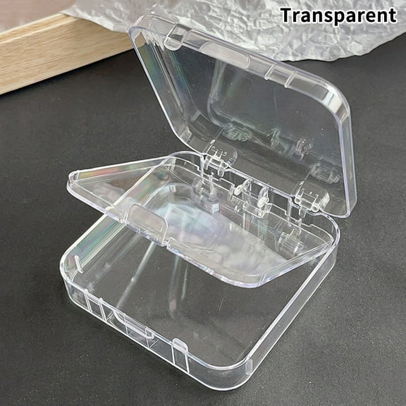 Empty Double Layer Nail Boxes For Packaging Square Shape Box Wholesale Nail Tips Press On Nail Packaging Case Small Business