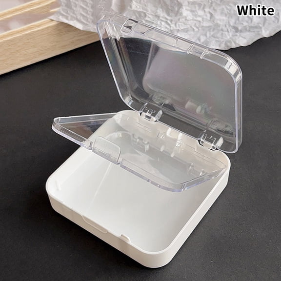 Empty Double Layer Nail Boxes For Packaging Square Shape Box Wholesale Nail Tips Press On Nail Packaging Case Small Business