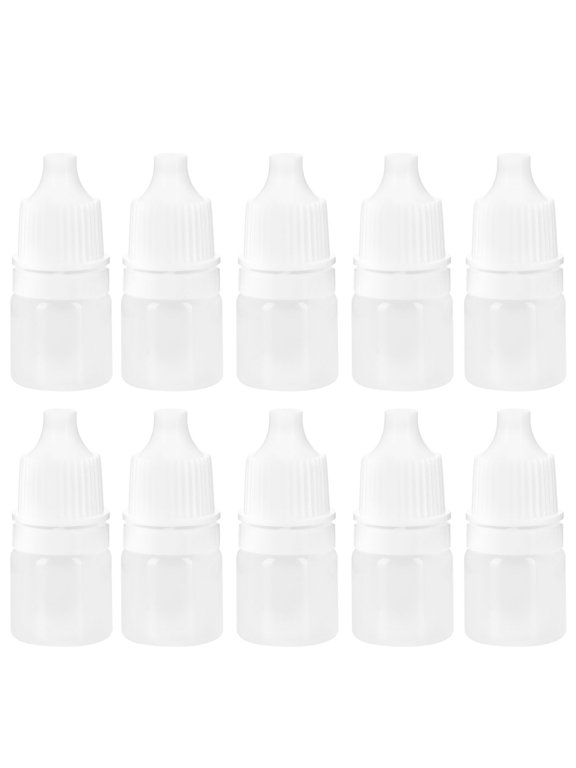 Empty Dropper Bottle, 2ml Plastic Dropper, For Eye Drop Liquid Home Professional