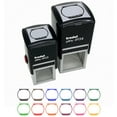 thumbnail image 1 of Empty Fillable Glass Fish Bowl Aquarium Self-Inking Rubber Stamp Ink Stamper - Sky Blue Ink - Small 1 Inch, 1 of 7