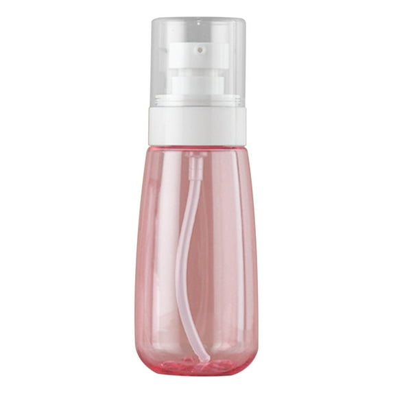 Empty Fine Mist Spray Bottle 100ml | Refillable Travel Size Plastic & Perfume Nebulizer | Leak-Proof Cosmetic Container | Compact for Oils, Hair, Makeup, Purse & Luggage