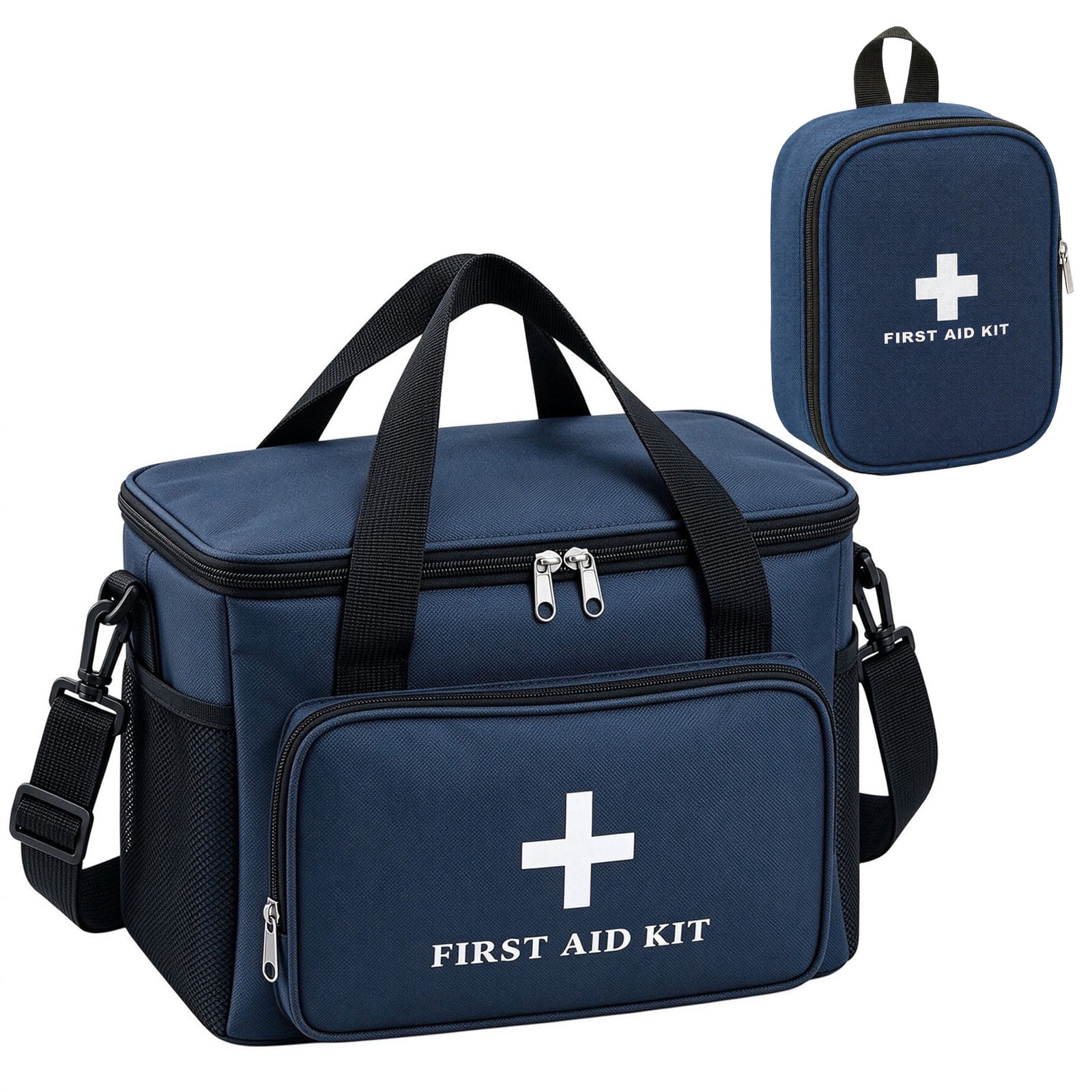 Empty First Aid Bag, Emergency Medical Bag with Adjustable Shoulder ...