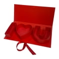 thumbnail image 1 of Empty Flower Gift Box Fillable Letters Container Decorative Cardboard Mother Day Decor Letter Shaped Box for Mom, 1 of 9