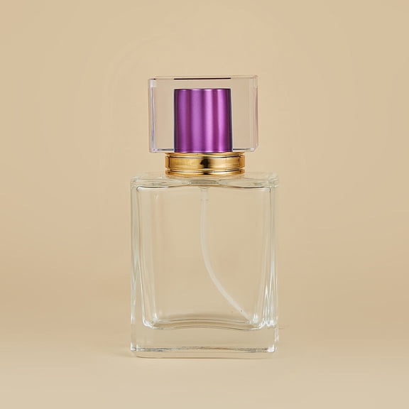 Empty Glass Spray Bottles,Travel Atomizer Spray Bottle,Refillable Glass Perfume Bottles,Purple,5.5oz