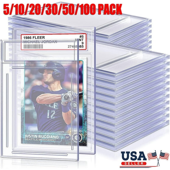 Empty Graded Card Slab for Pokemon & Sports Cards Compare To PSA CGC Slabs