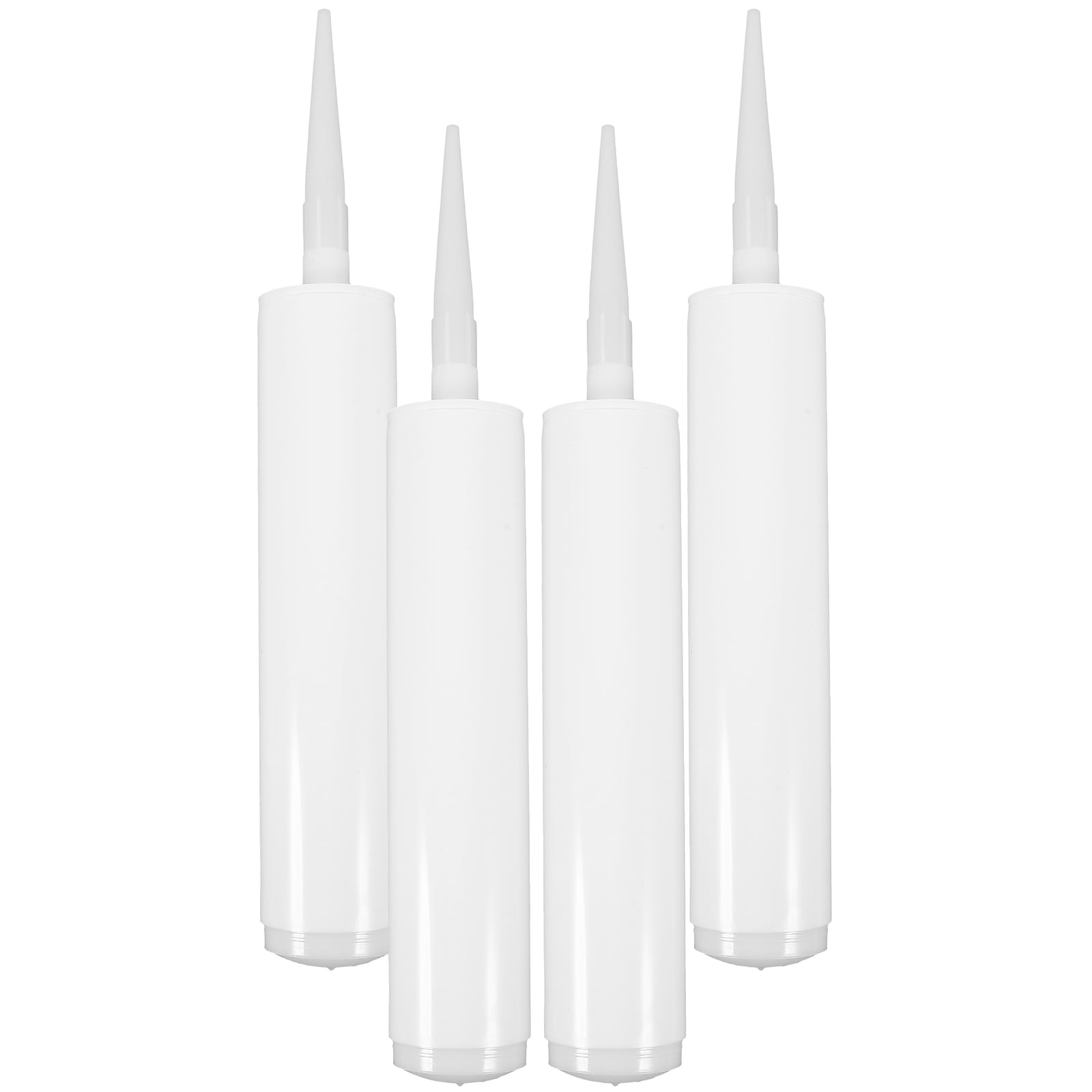 Empty Hose 4 Pcs Caulking Tubes for Floor Tiles Plastic Tools Grouting