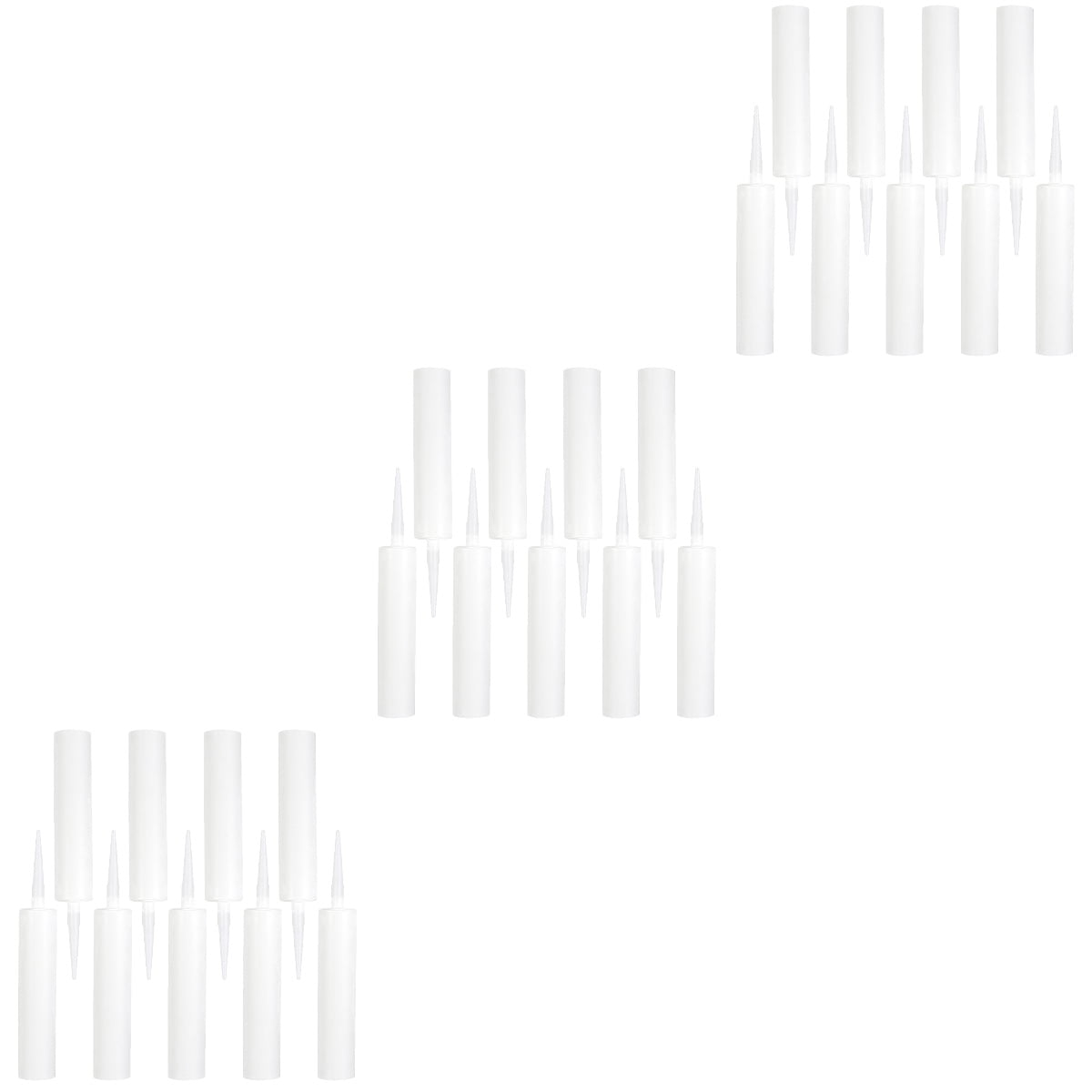 Empty Hose Caulking Mortar Bag 27 Pcs Mini Squeeze Tube Plastic Bottles Glue Tubes Silicone
