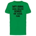 thumbnail image 1 of Empty Journal: Seeks Genius Tee Men's -Image by Shutterstock, 1 of 2