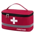 thumbnail image 1 of Empty Kit Outdoor Emergency Storage Box, For Home Outdoor Travel Hiking Camping Large Red, Organizes Supplies, Portable Medical / First Aid Kit Organizer Bag, Large Size, By PRYESS, 1 of 5