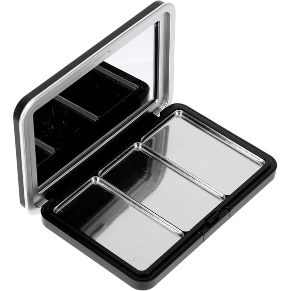 Empty Lipstick Palette Depotting Case Blusher Lipstick Box Refillable Eyeshadow Pan Container Magnetic Makeup Organizer Case Dispensing Storage Box for Travel and DIY Storage