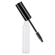 Empty Mascara Tube, Eco Friendly Mascara Tube Practical Empty Mascara Bottle Mascara Refillable Container for Castor Oil for Travel(10ml black cap)