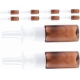 thumbnail image 1 of Empty Nasal Spray Bottle Amber Plastic Fine Mist Sprayers Refillable Container for Essential Oils Aromatherapy Perfume 10ml 10pcs, 1 of 4
