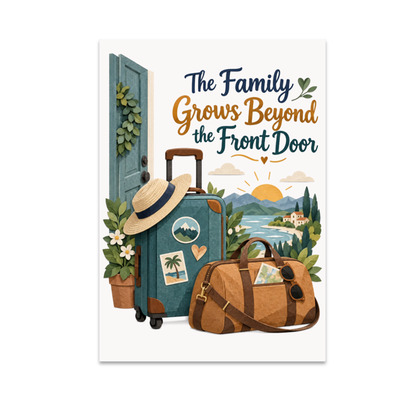 Empty Nest Adventures - Family Togetherness Decor - 13x19 Poster Print