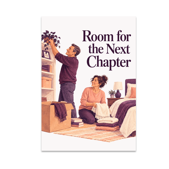 Empty Nest Beginnings - Family Memories - 13x19 Poster Print