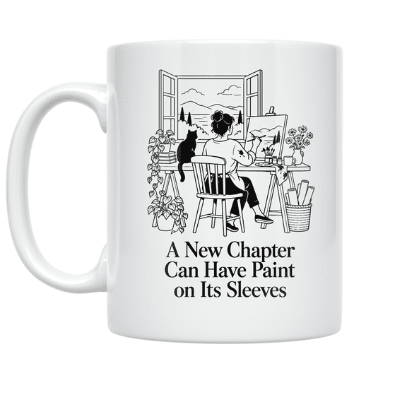 Empty Nest Creativity - Art Enthusiast - 11 oz Ceramic Coffee Mug