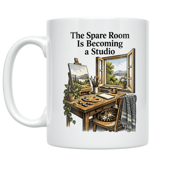 Empty Nest Creativity Studio Design - Creative Enthusiast - 11 oz Ceramic Coffee Mug