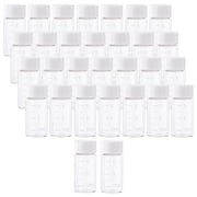 Empty Perfume Sample Scale Bottles Mini Glass Refillable Sample Vial Containers with White Screw Cap for Aromatherapy, Essential Oil, Fragrance and Liquid Chemistry Lab Chemicals 30PCS 5ml 0.17 Oz
