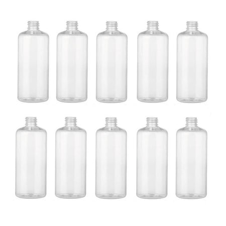 Empty Plastic Bottles 100ml (3.4oz) – 10 Pack, Refillable Travel Size Containers with Caps – Leak-Proof, Squeeze Bottles for Toiletries, Liquids, Cosmetics, and More