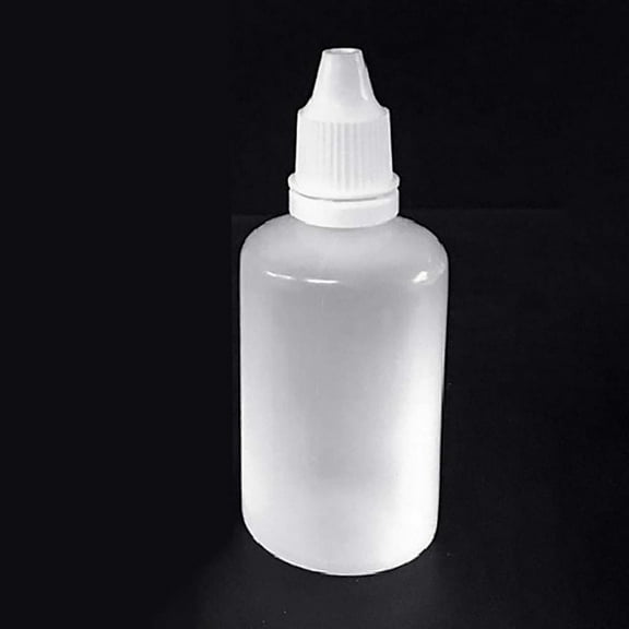 Empty Plastic Dropper Bottle,Small Mouth Drop Bottles,Squeezable Liquid Dropper Bottle,100Ml Mini Empty Squeezable Liquid Drops Bottles Refillable Bottle with Screw Cap White,White,0.6oz