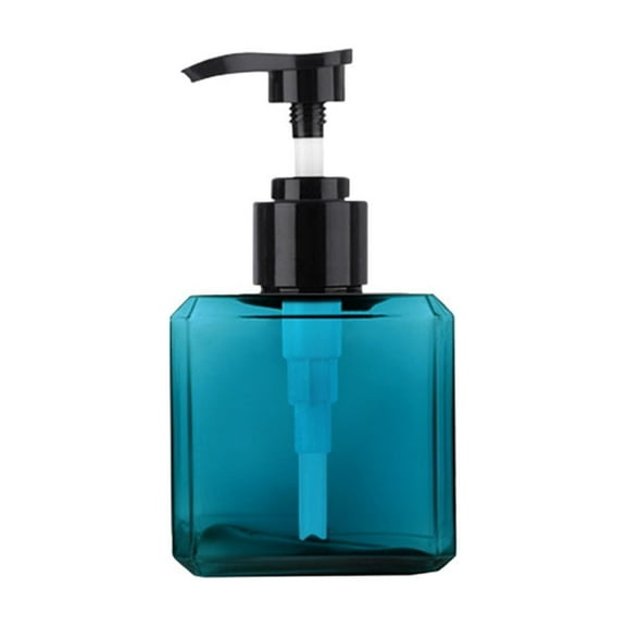 Empty Plastic Pump Bottle, Square Plastic Lotion Dispenser, Refillable Lotion Container, Leakproof Shampoo Pump Bottle for Body Wash, Creams, Moisturizer, Massage Oil