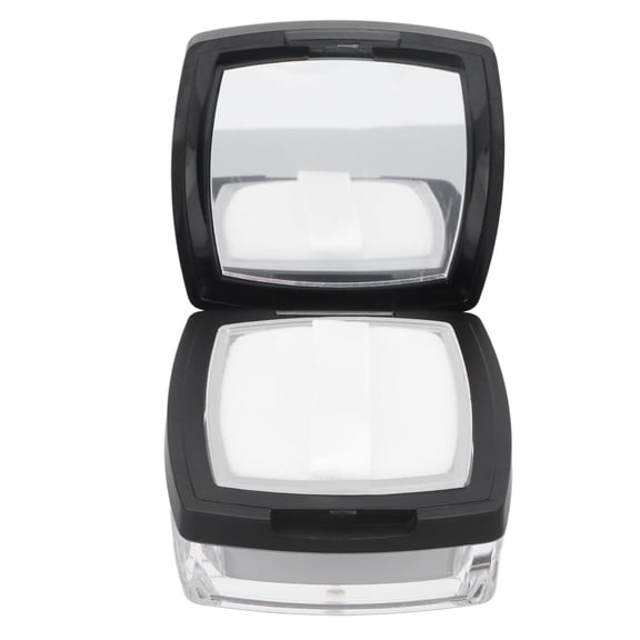 Empty Powder Puff Case, Mirror Refillable Loose Powder Box Compact For Business?Trip