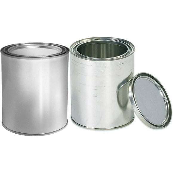 Empty Metal Paint Cans