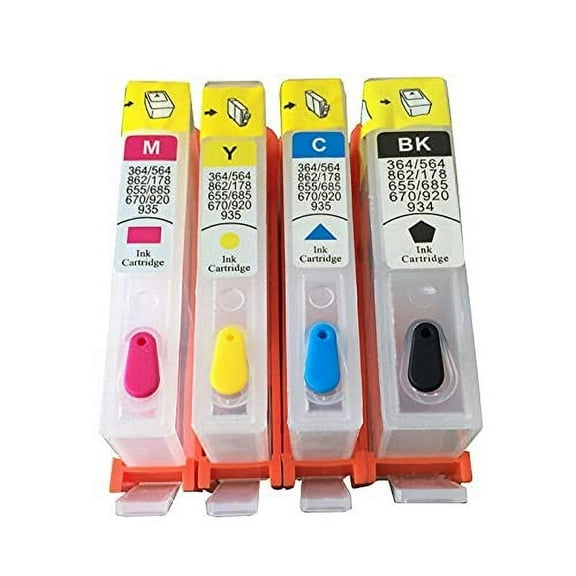 Empty Refillable Cartridges for 934 934XL 935 935XL Officejet Pro6230 Pro6830 Pro6835