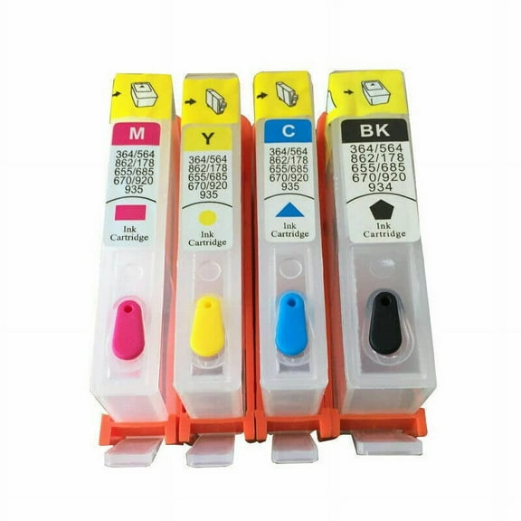 Empty Refillable Refillable 902XL 902 Ink Cartridge Compatible for HP OfficeJet 6962 6966 6968 6978 6979