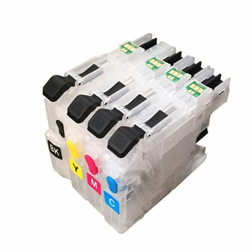 Empty Refillable Replacement Ink Cartridge compatible for Brother LC20E LC-20E 20E MFC-J5920DW J985DW printers