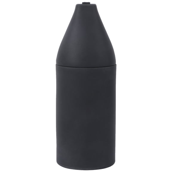 Empty Silicone Bottle Squeeze Dispenser Refillable Bottle Dish Washing Detergent Hand Soap Atomizer (Black)
