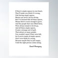 thumbnail image 1 of Empty Spaces Poem Ernest Hemingway Poster Wall Art, Modern Wall Decor For Living Room Bedroom, 16x24 UNFRAMED, 1 of 3