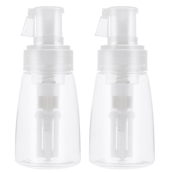 Empty Spray Bottle Glitter Containers Powder Household Refillable Clear Hair Gel Hand Soap Dispenser (Transparent)