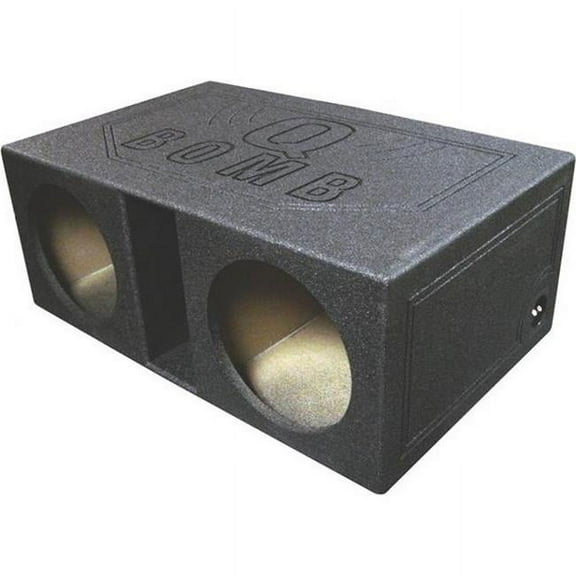 Empty Subwoofer Box 2 12 inch Slot Ported