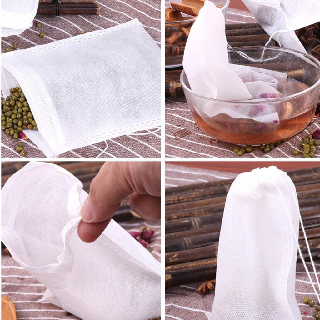 Empty Teabags String Heat Seal Filter Paper Herb Loose Tea Bag 400PC