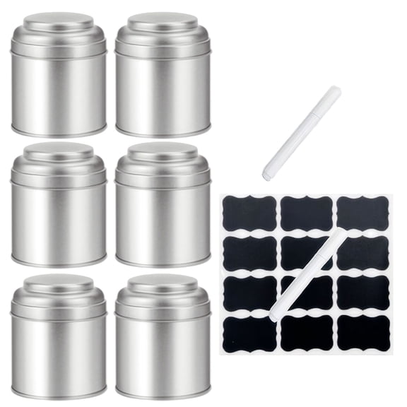 Empty Teas Storage Box Can Loose Teas Container Stashes Jar Gift Box Metal Canister Empty Candy Jars Enduring