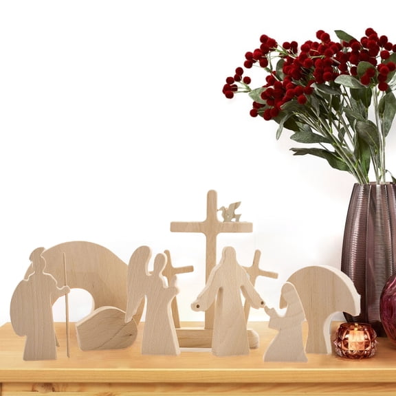 Empty Tomb Easter Scene, Easter Story Set Basket Stuffers, Jesus Resurrection Sunday Decorations, He Is Risen Decor For Table Top, Mantel, Centerpiece, Happy Resurrection Day Gifts For Men, Women