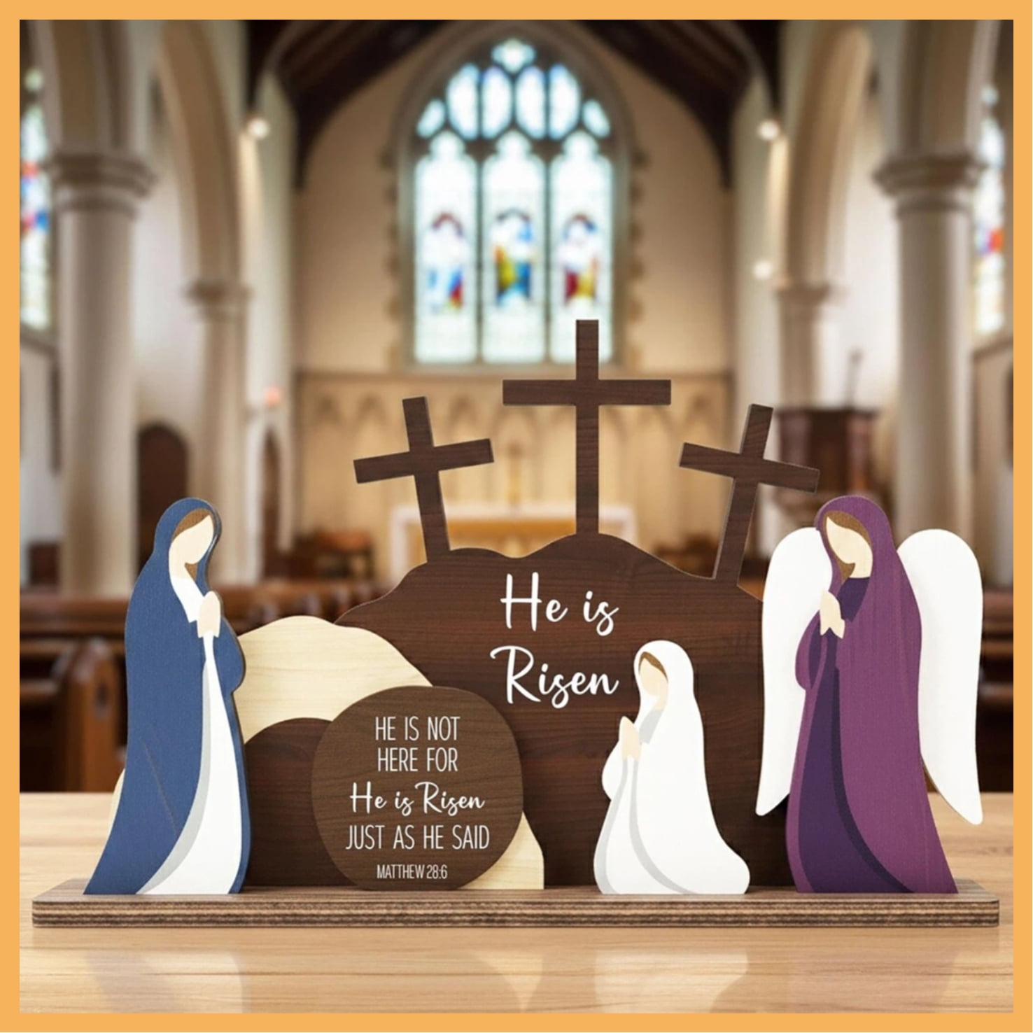 Spring Nativity Empty Tomb Scene Spring Easter Decorations, Jesus Nativity Resurrection ...