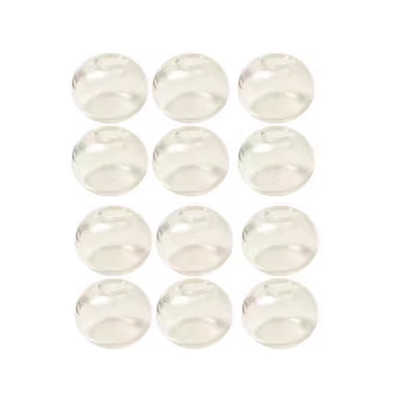 Empty Transparent Squeeze Ball Skin, 12 Pack DIY Hollow Squishy Shells With Stoppers, 2.36 Inch Customizable Handcraft Material For DIY Fidget Stress Relief Toy