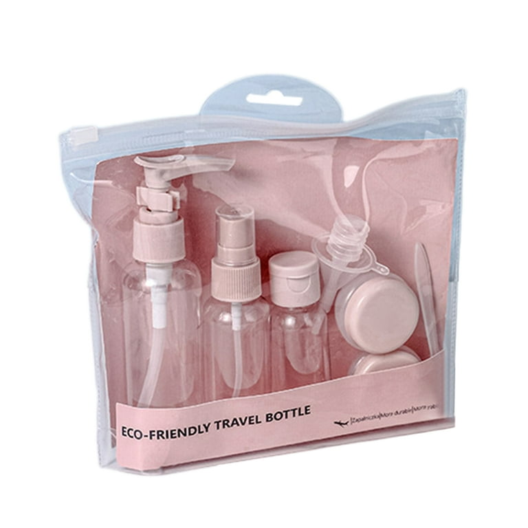 Pink Refillable Toiletry Set Pink Refillable Toiletry Set