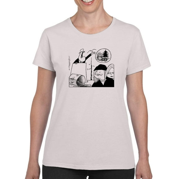 Empty Words T-Shirt Women -Wilfred Hildonen Designs, Female x-Large