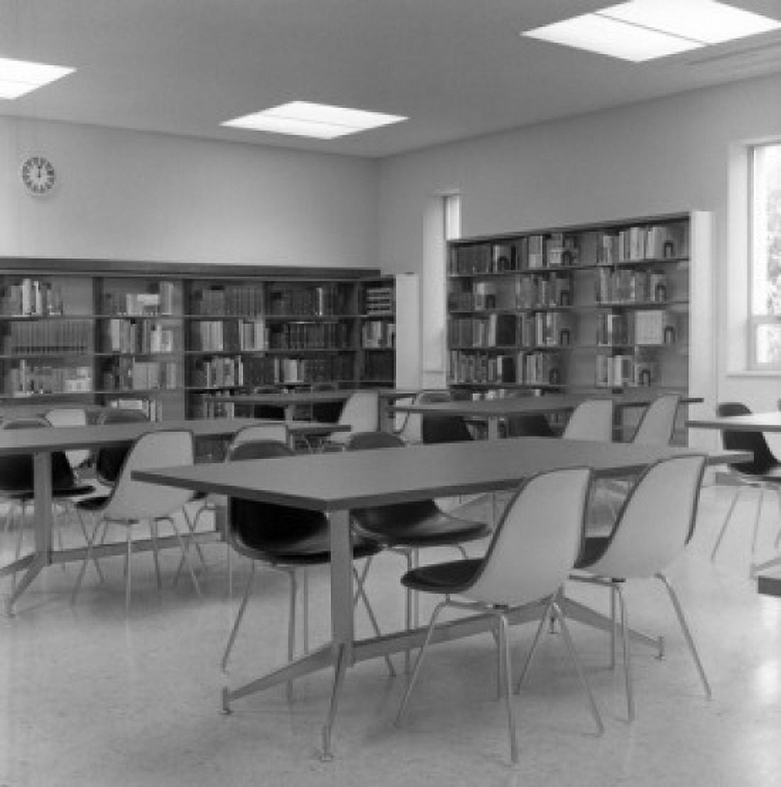 Empty library Canvas Art - (18 x 24)