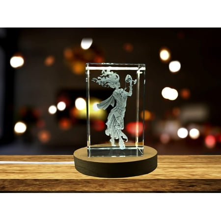 Empusa Art | 3d Engraved Crystal Keepsake | Gift/Decor| Collectible | Souvenir | 3d Crystal Photo Gift | 3d Photo Engraved Crystal | Empusa Gift | Home Decor